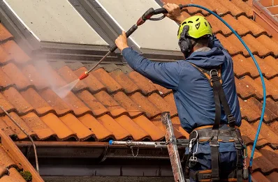 Démoussage et hydrofuge de toiture à Sadournin
